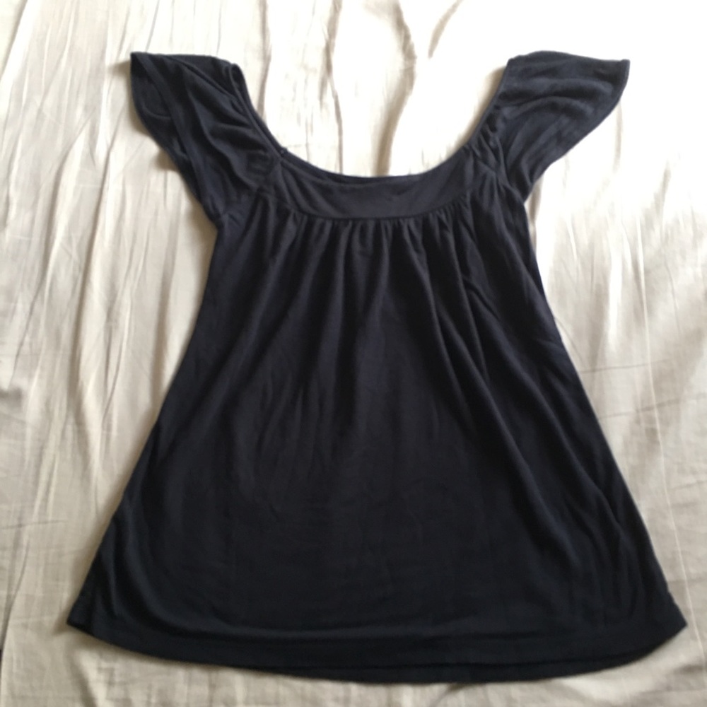 Ann Taylor Loft color black tops